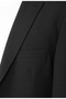 Black Elastic Waist Summer Casual and Stylish Suit Jacket Pants Set, Jogger Set - 4