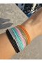 Silvery Magnet Adjustable Colored Rope Bracelet - Necklace - Anklet - 3