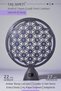 Amethyst Flower of Life Calmness Intuition Energy Lamp Amber Led Light Meditation Spiritual Flower of Life
