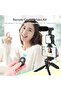 Vlogging Kit for Video Making With Mic Mini Tripod Stand LED Light and Phone Holder Clip - 4