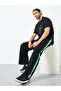 Relaxed Fit Open Hem Joggers with Side Tape and Badge Detail