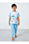 Boat Graphic Print T-Shirt and Pyjama Set