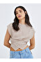 Solid Cross Design Wrap Top