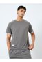 Charcoal Woven Badge Detail T-Shirt and Shorts Set - 2