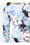 Butterfly Printed Bodycon Midi Dress - 4