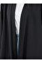 Women Black Front Open Textured Abaya - 3