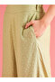 Women Green Polka Dot Print Wrap Tie Back Top and Palazzos Co-Ords - 5