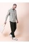 Men Olive Straight Fit Corduroy Cargo Trousers - 3