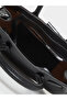 Solid Dual Handle Handbag with Heart Drop - 4