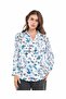 Patterned Shirt with Classic Collar and Long Sleeves