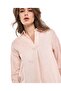 Solid Collared Top with 3/4 Sleeves - 2