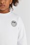 Bg Store White Sweatshirt for Girls - 3