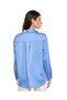 Solid Shirt with Classic Collar and Long Sleeves - 4