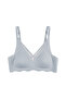 Laser Seamless Slice Detailed Low-Cut Bra Without Underwire