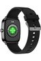 Risync Classic SA10 Smartwatch, Square Amoled Display, Black Silicone Band - 5