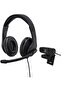 139999 USB Webcam and Headset Office Kit, black, Wired