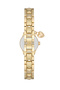 Spectrum Minimal Case Round Dial Heart Charm Detailed Metal Cord Women Wrist Watch - 3