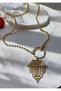 Madam Mademoiselle Leyla, Seranay Sarikaya, Çağla Chic Snake Chain Model Steel Women's Necklace - 2
