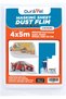 Masking Sheet Dust Film, 4x5m, 6 Microns, Indoor/Outdoor Protection Cover for Paint and Dust