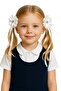 Tulle Ribbon School Buckle 2 Pack Standard White - 5