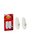 2-Piece DamageFree Hanging Wire Hook with Strips Medium