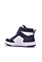 Albert Boy's Genuine Leather Single Velcro Navy Blue Boots - 4