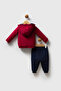 U.S. Polo Assn Baby Boy Burgundy Set - 6