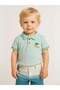 Baby Boy Collared Colorful Buttoned T-Shirt