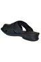 25Y Nbl08 Black Women's Genuine Leather Daily Slippers - 3