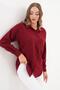 Women's Single Pocket Detailed Oversize Shirt 260192 - 265098 - 3