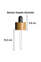 100ml Transparent Glass Dropper Serum Bottle 100 Cc Bamboo Lid Wooden Dropper Glass Bottle Wooden 2Pcs - 3