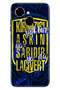 Spark Go 1 2025 6.67" Case Art Silicone Printed Tpu Color of Love Yellow Navy Blue