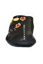 25Y Nbl08 Black Women's Genuine Leather Daily Slippers - 4