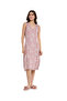 Patterned Sleeveless Nightdress with V-Neck