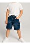 Children's Cargo Pocket Denim Shorts - 4