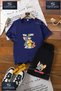 Kids Unisex “Tom and Jerry Sandivic Eating“ Custom Printed Crew Neck T-Shirt - Shorts Set