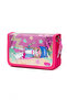 Pink Girl Patterned Pvc Three Compartment Girl Organizer Pen Holder Pencil Case -Cp7002 - 3