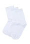 White Boy 3 Pack Solid Crew Socks