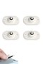 Furniture Slider Attachment 4-Piece 360 Degree Swivel Ball Bearing Furniture Slider Transport Caster Furniture Wheel
