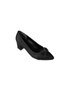 Yazkiş Women's Black Silver Satin Fabric Buckle over 5cm Thick Sole Evening Dress Shoes