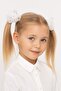 Lacy Tulle School Buckle 2 Pack Standard White