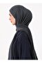 Premium Combed Cotton Shawl - Anthracite - St941-Tuva - 4