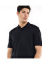 Textured Polo T-Shirt with Short Sleeves - 2