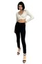 Women's High Waist Lycra Tightening Pantalon Slim Fit Jeans - 2