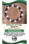 Certified Sodalite-Moonstone-Hematite Natural Stone Bracelet