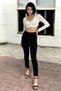 Women's High Waist Lycra Tightening Skinny Jeans