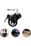 2" Caster Wheels Heavy Duty Swivel Casters with Brakes, Replacement for Home Furniture, Offi - 6