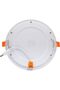 12W LED Recessed Ceiling Light Panel, 17cm Round, White, Ultra Slim - 3