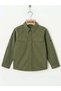 Boy's Parachute Fabric Shirt with Snap Pocket - 5