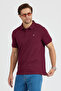 Regular Fit Cotton Polo Collar Short Sleeve Pique Men's T-Shirt 0002 - 5